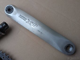 kliky Shimano Deore XT FC-M751 + osa - 3