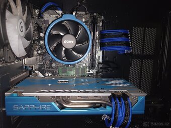 Modrý pc rx580 8gb - 3