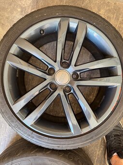 Audi alu kola r18 + guma 225x40 letní - 3