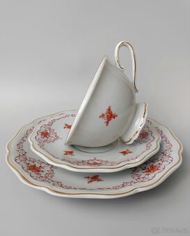 Elegantní porcelánová čajová sada od Lichte VEB (1949-65) - 3