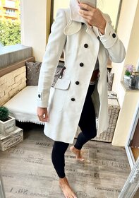 Karen Millen bílý jarní kabát, nový - 3