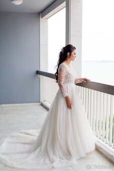 Svatební šaty Bellé Marié  Ateliér Ivory / champagne - 3