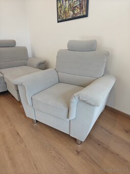 Rohová sedací souprava s křeslem a úložným prostorem - 3