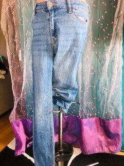 #H&M#slimky # rifle#džíny# bokove slimky#36/38 - 3
