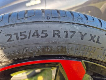 Škoda alu kola RIEGEL 17" FABIA IV s pneu 215/45 R17 - 3