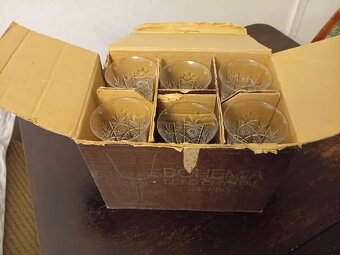 sada broušených sklenic - pozůstalost - 3