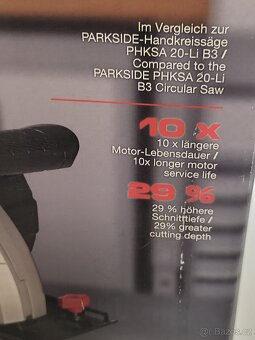 NOVÁ okružní pila na kov Parkside - 3