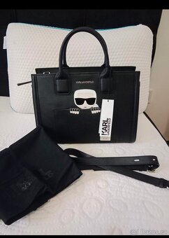 Karl Lagerfeld vysoce luxusní celokožená kabelka - 3