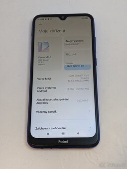 Xiaomi Redmi Note 8T 4/64gb blue. Záruka 6 měsíců. - 3