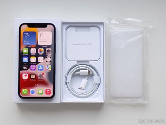 APPLE iPhone 12 mini 128GB Black - ZÁRUKA - 100% BATERIE - 3