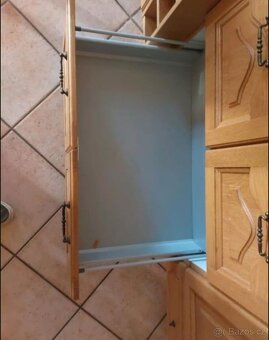 Rustikální dubová linka se spotřebiči,5534 - 3