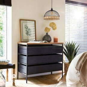 Závěsné rustikální svítidlo/stínidlo (35 cm) - 3