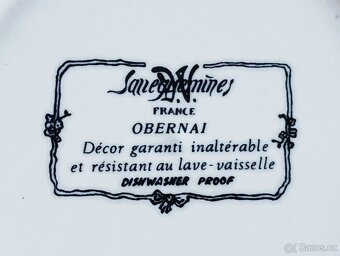 FAJÁNS TALÍŘ SARREGUEMINES HENRI LOUX FRANCIE - 3