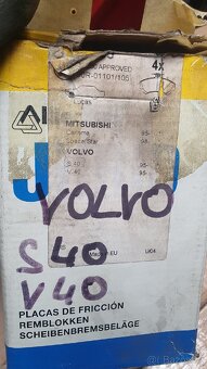 Brzdové destičky Carisma, Space star, S40, V40 - 3