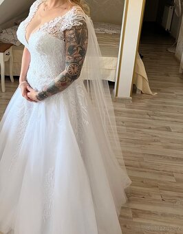 Svatební šaty vel. 36-42 - 3