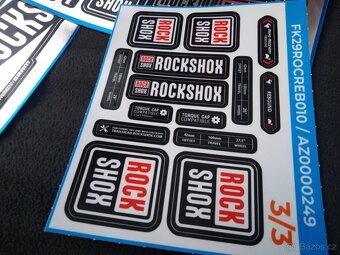 polepy samolepky  fox rockshox... - 3