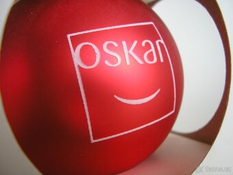 Vánoční ozdoba, koule OSKAR. - 3