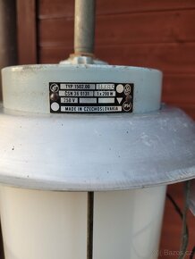 1x industriální lampa, lustr s mřížkou na tyči, až 4 ks - 3