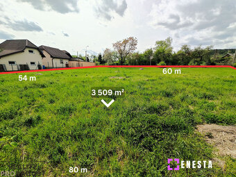 Stavební pozemek o 3 509 m² Kutná Hora-Malín - 3