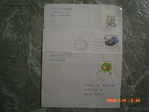 známky 3.obálky - 3