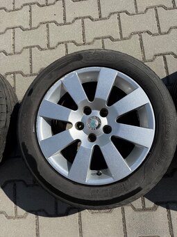 Alu kola Škoda Superb + letní pneu - 3