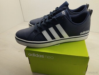 BOTY-Adidas VS PACE-NAVY WHT BLUE - B74493 - Tmavomodrá - 3