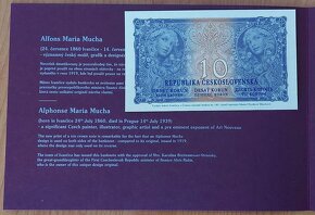 10 korun 1919 ALFONS MUCHA 2022 výroční bankovka UNC - 3