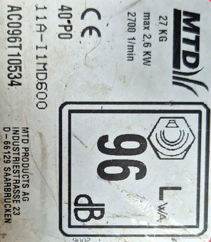 Benzinovou sekačku MTD 40 v bezvadném stavu - 3