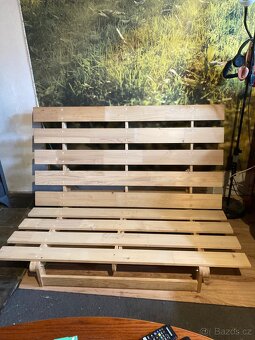 Pohovka rozkladaci + kreslo rozkladaci ikea - 3