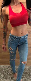 Hollister sexy slim strečové džíny 38_40 - 3