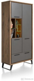 Prostorná dřevěná skříň - CUBO výška 200 cm - 3