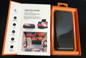 HyperDrive bezdrátová nabíječka a USB-C Hub - 3