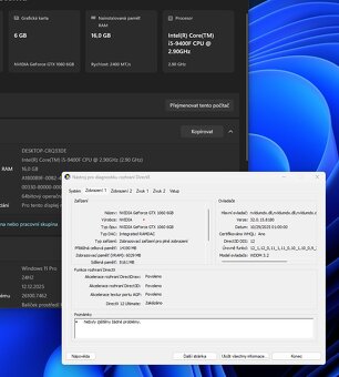 PC Intel i5 9400F / DDR4 16GB/ NVMe SSD + SSHD/ GTX1060 6GB - 3