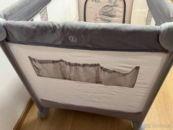 Cestovní postýlka Baby Design – šedá - 3