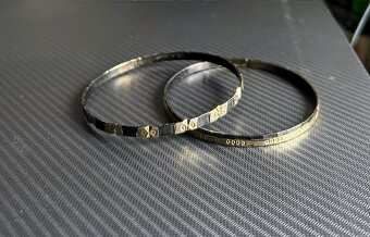 Sada vintage kovové náramky - 3