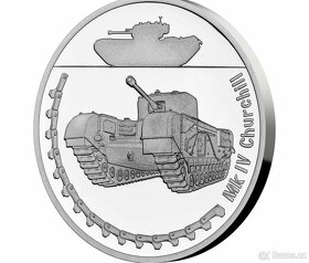 Obrněná technika - Mk IV Churchill proof, stříbrná - 3