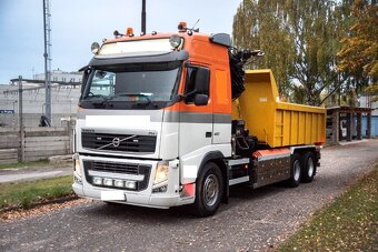 VOLVO FH 460 – 6x2 – Nosič kontejnerů-lanový + HR-HIAB 322-E - 3