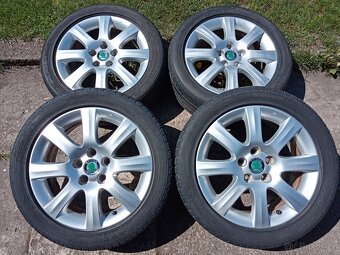 Obutá alu kola 15ky 5x100 ŠKODA VW SEAT AUDI - dobírka možná - 3
