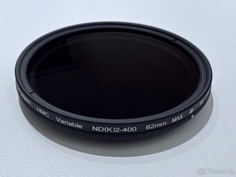 Variabilní ND filtr K&F Concept Slim ND2-400 62mm (+58 redu) - 3
