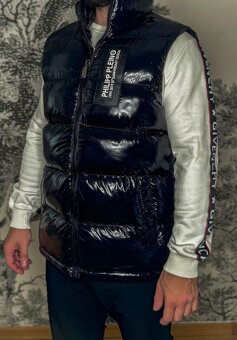 Phillipe Plein vesta fialovo černá vel XL - 3
