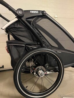 🖤🤍 NOVY Thule Chariot Sport all black + 3 sety 🤍🖤 - 3