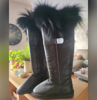 Kožešinové válenky vysoké - 3