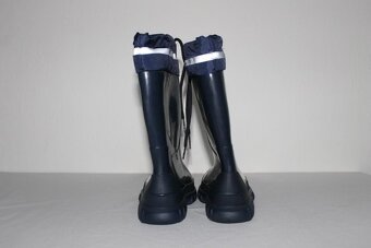 Tmavě modré dětské holinky - 3