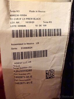Sedadlo Tesla 3 - 3