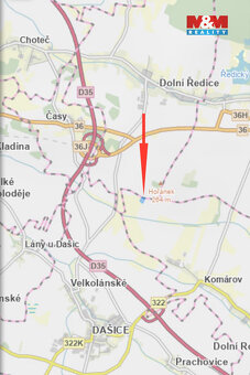 Prodej pole, 9215 m², Dolní Roveň - Komárov - 3