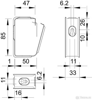 Kabelové příchytky OBO - 3