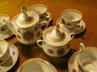 Čajový servis kompletní 8 dílný SSSR 50 let - 3