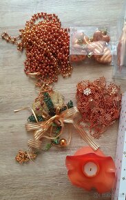 Oranžové vánoční dekorace - 3