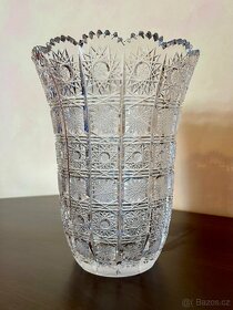 Broušená váza - Bohemia crystal - 3