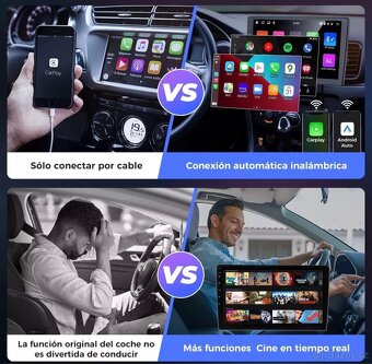 AUTORADIO 9” ANDROID 13.0 CarPlay pro Skoda Octavia II 2 - 3
